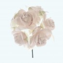 3" Diameter Paper Flower 6X12 | White